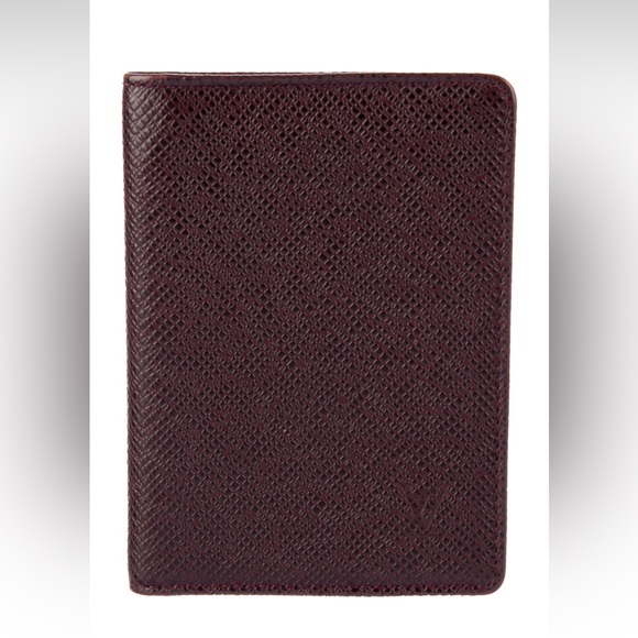 Louis Vuitton Burgundy Taiga Leather Wallet - Picture 8 of 8
